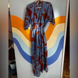 Osei-Duro maxi wrap dress